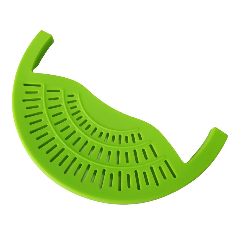 Food Oil Drainer Silicone Pot Pan Bowl Funnel Strainer