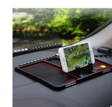 Car mobile phone bracket anti-skid pad car navigation device anti-mite pad instrument panel multi-function storage pad