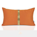 Tassel cushion lumbar pillow