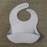 Soft Waterproof Silicone Baby Bib with Food Catcher, Baby Silicone Bib