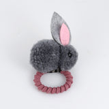 Hair ball rabbit hair ring