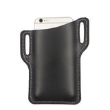 Cellphone Loop Holster Case Belt Waist Bag Props PU Leather Purse Phone Wallet