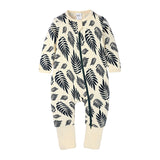 Baby Cotton Cartoon Crocodile Sunflower Pattern Romper - Minihomy