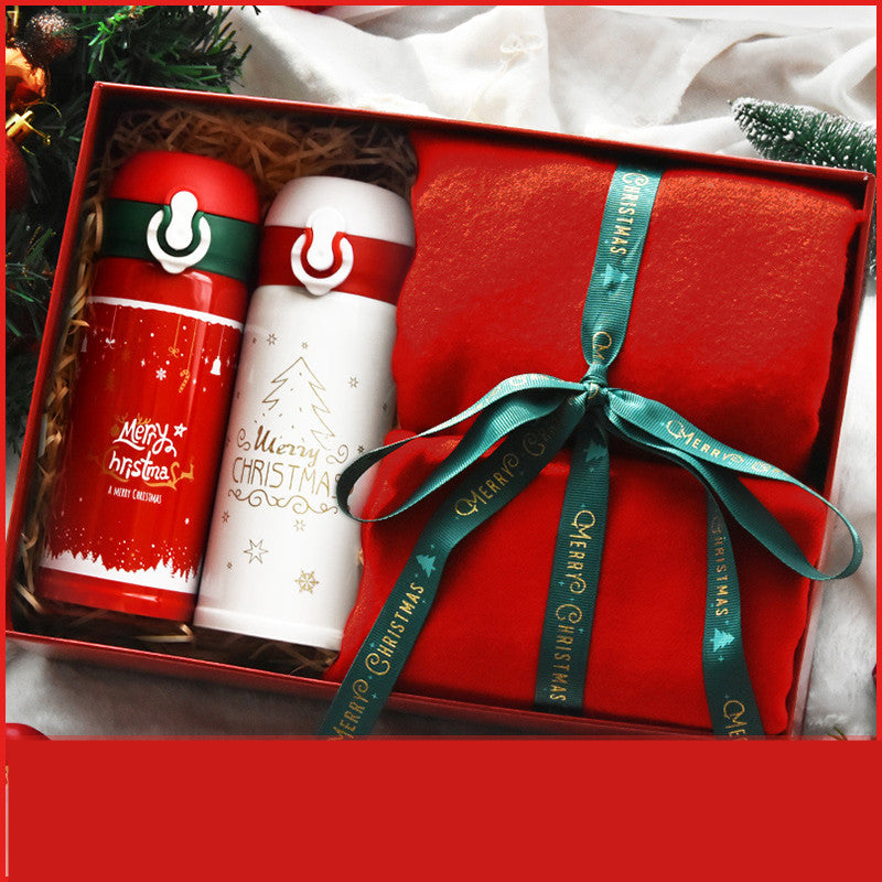 Christmas Gift Female Thermos Cup Gift Box Set - Minihomy