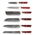 Damascus Chef Knife Set (6 Piece) - Kitchen Essentials - Minihomy