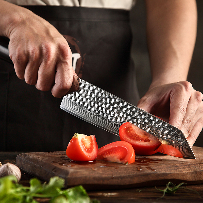 Professional chef's knife western food meat cleaver household