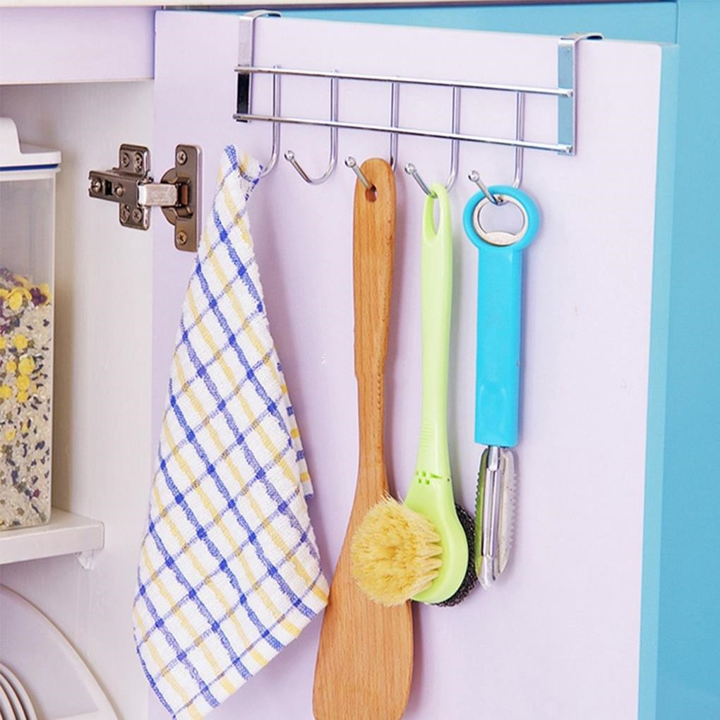 Home Storage Organizing Hook Rails Towel Rack Hanger