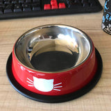 Stainless steel pet bowl