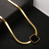 Gold-plated Stainless Steel Necklace