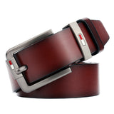 Men's Leather Pin Buckle Belt - Casual & Dressy, All-Match Style - Minihomy