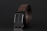 Men's Leather Pin Buckle Belt - Casual, Dressy, Durable & Stylish - Minihomy