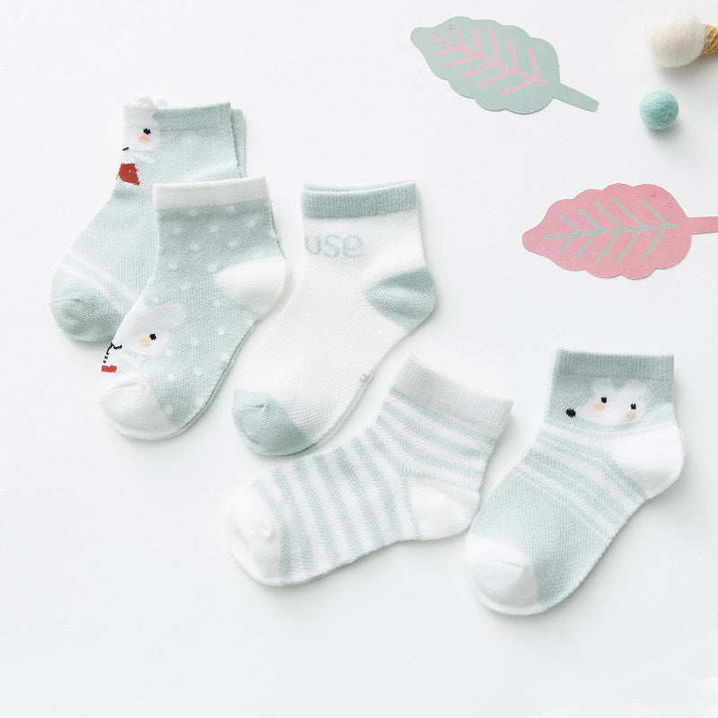 Cotton Newborn Breathe Socks Kids