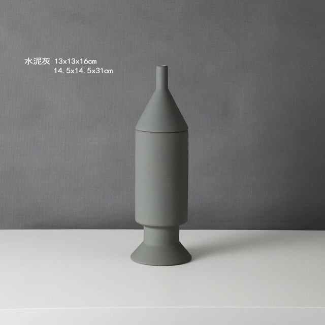 Nordic modern style ceramic vase