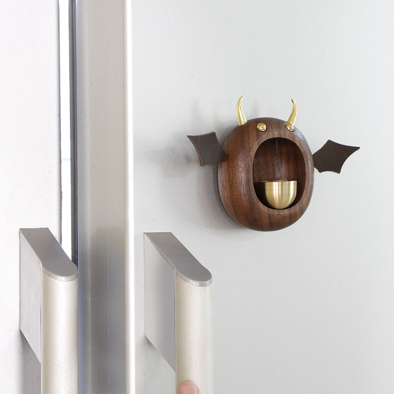 Hang Copper Bell Living Room Door To Remind