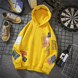 Autumn Men Oversized Hoodies Graphic Printed Men's Pullovers