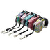 Automatic retractable traction rope 5 meters black handle printing walking dog rope small and medium dog traction belt - Minihomy