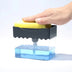 2-in-1 Soap Dispenser Sponge Caddy Push-type Liquid Box Detergent Automatic Dosing Box - Minihomy