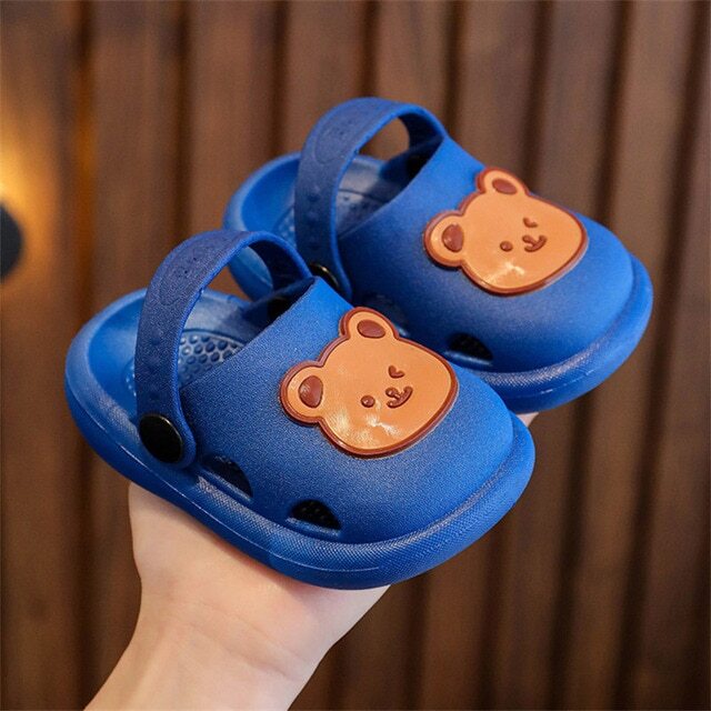 Cartoon Bear Walking Shoes Kids Boy Girl Summer Breathable Sandals - Minihomy