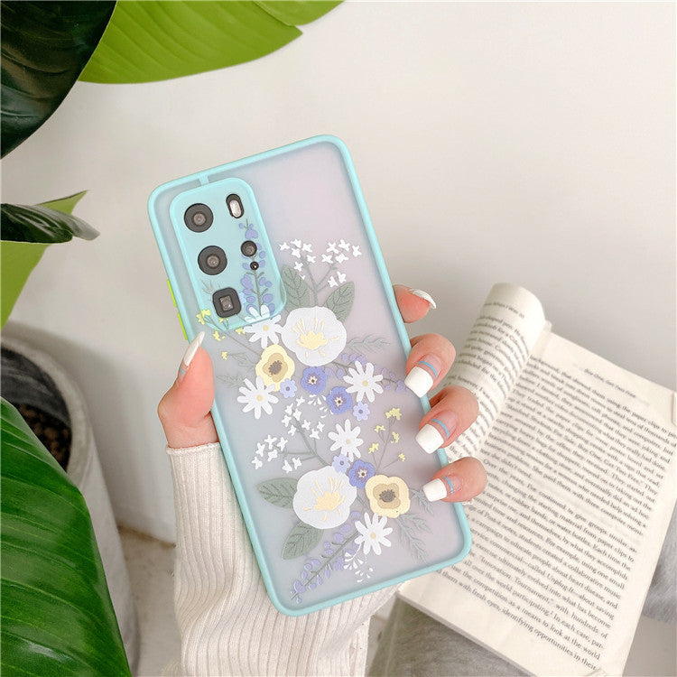 White flower mobile phone case