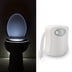 8 color toilet lamp hanging human toilet cover light induction of creative gifts - Minihomy