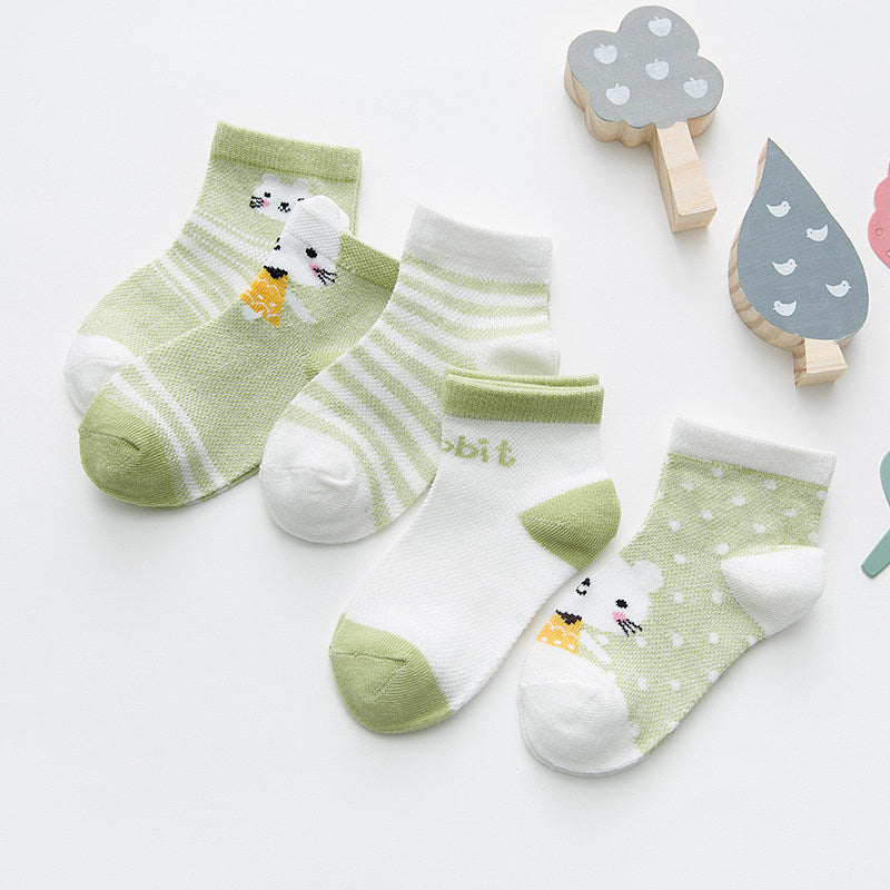 Cotton Newborn Breathe Socks Kids