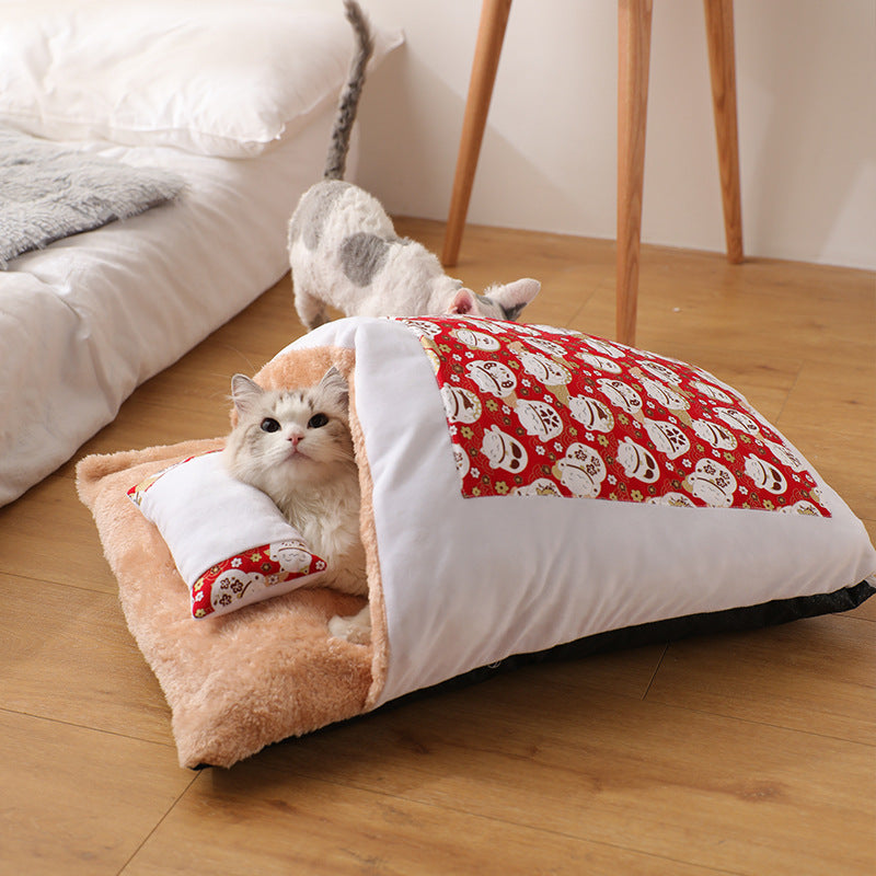 Cat Litter Winter Warm Closed Removable And Washable Quilt