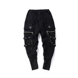 Zipper leg pants Streetwear Cargo Joggers For Men