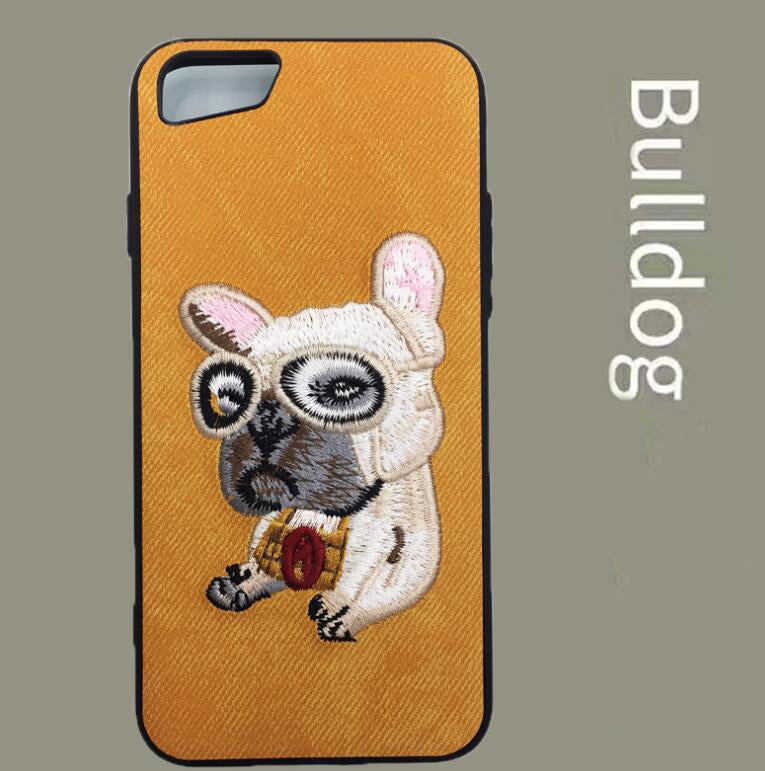 Dog Embroidery Phone Case - Minihomy