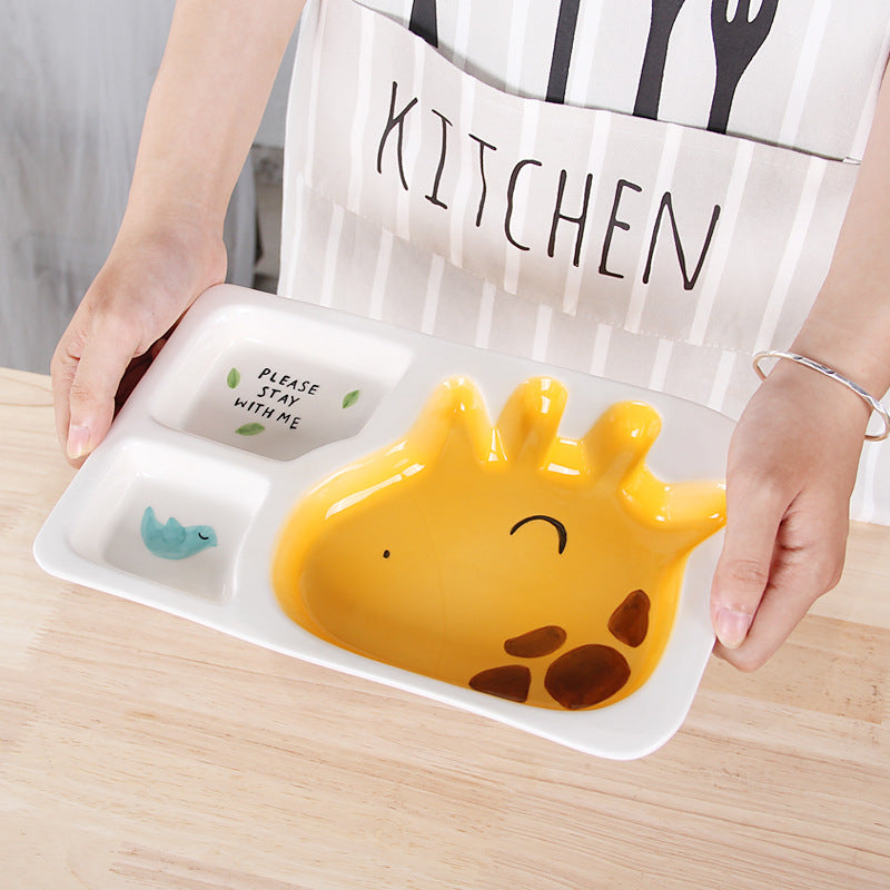 Creative cartoon tableware children baby griddle - Minihomy