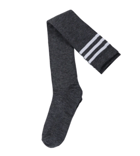 Ladies' Socks Spring and Autumn Stripes Three Bars College Wind Socks