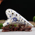 12-hole alto C-playing blue and white porcelain ocarina