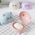 Household bathroom soap box with lid cartoon soap box