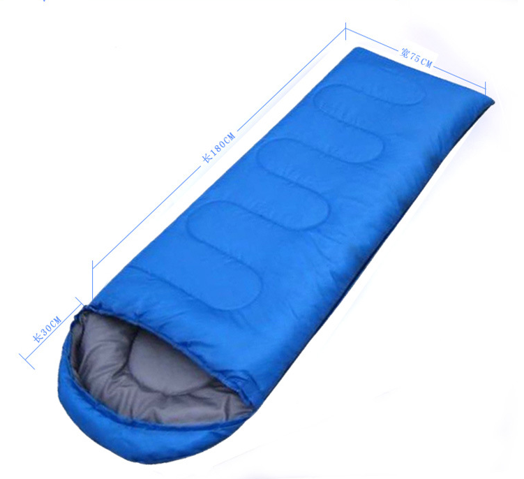 Outdoor Camping Adult Sleeping Bag Portable Light Waterproof Travel Hiking Sleeping Bag With Cap - Minihomy