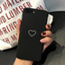 Black Love Lovers PC Hard Plastic Phone Case Cover Fundas Coque For