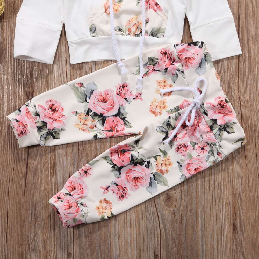 Long sleeve cotton suit three-piece - Minihomy