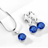 Water Drop Necklace Earring Set