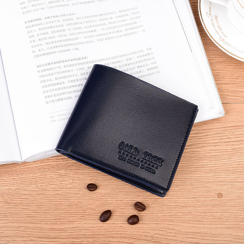 Men's Short Wallet Card Holder Change Cash Organizer Card Holder