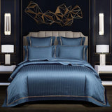 European Jacquard Four Piece Satin Bedding - Minihomy