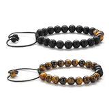 Tiger eye couple bracelets