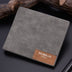 Men's short wallet day Korean version of the ancient youth wallet thin male cross money leather