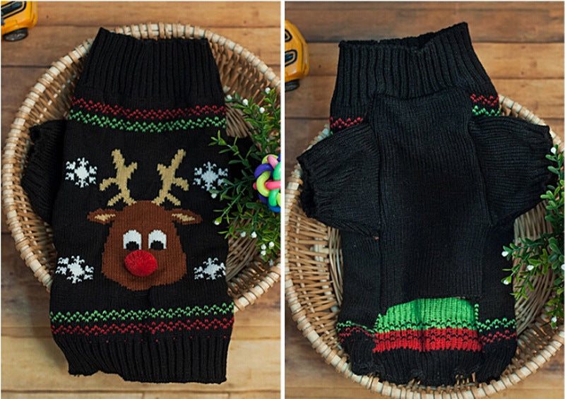 Christmas Pet Sweater Winter Keep Warm - Minihomy