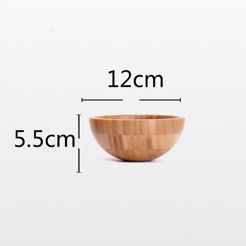 Wooden salad bowl