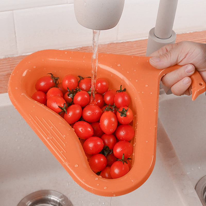 Household Sink Hanging Fruit And Vegetable Filter Water Drain Basket Kitchen Dry And Wet Separation Swan Drain Basket - Minihomy