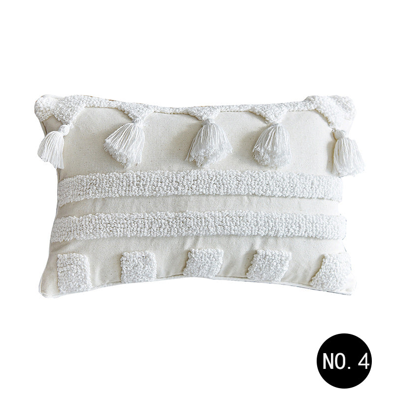 Nordic Throw Pillow Moroccan Tufted Simple Pillowcase - Minihomy