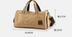 Men's canvas portable travel bag cylinder men's bag lightweight casual cross-border explosion Amazon wish