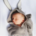 Cute Rabbit Ears Three-dimensional Sleeping Bag Knitting - Minihomy