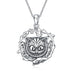 Sterling Silver Alice In Wonderland Cheshire Cat Necklace Jewelry