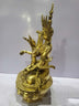 Bronze Happy Buddha Double Bodhisattva Vajrasattva Statue - Minihomy