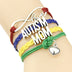 Autistic Patients Monogram Braided Bracelet - Minihomy