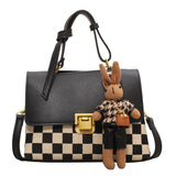 Black And White Contrast Color Trend Female Bag - Minihomy